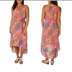 Mlle Gabrielle Hi Low Halter Dress